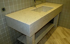 ��������� ���� � ������ ������� �� ������� Bianco Carrara Extra